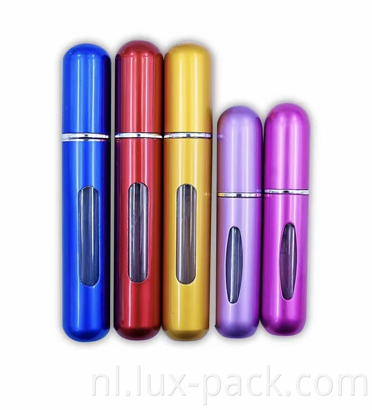 Groothandel lege aluminium reis mini 10 ml hervulbare parfumverstuiver fles
